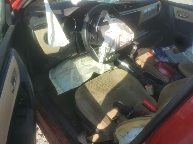 2T1BURHE7JC991433 - 2018 TOYOTA COROLLA L 红色 照片 8