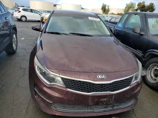 5XXGT4L39GG020520 - 2016 KIA OPTIMA LX BURGUNDY photo 5