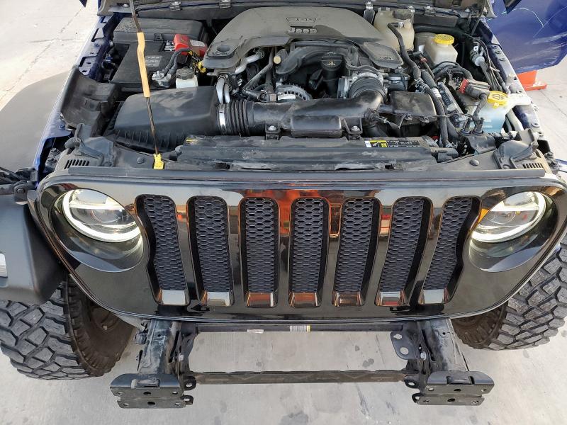 1C4HJXDG7LW325133 - 2020 JEEP WRANGLER UNLIMITED SPORT BLUE photo 11