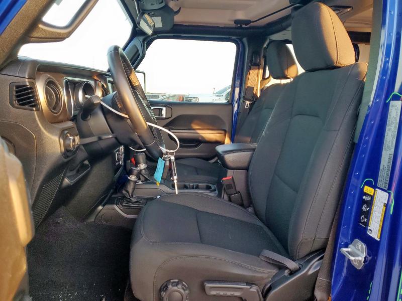 1C4HJXDG7LW325133 - 2020 JEEP WRANGLER UNLIMITED SPORT BLUE photo 7