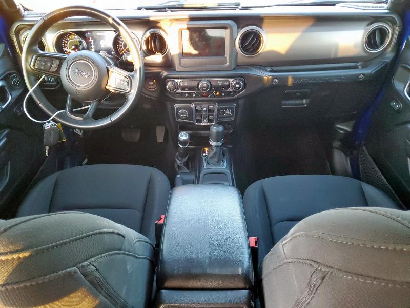 1C4HJXDG7LW325133 - 2020 JEEP WRANGLER UNLIMITED SPORT BLUE photo 8