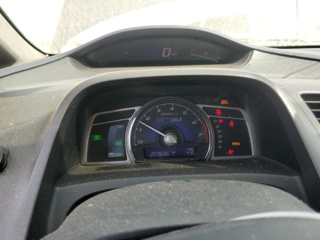 JHMFA36219S010375 - 2009 HONDA CIVIC HYBRID 灰色 照片 9