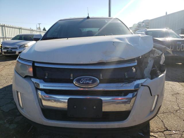 2FMDK4JC2CBA01791 - 2012 FORD EDGE SEL WHITE photo 5