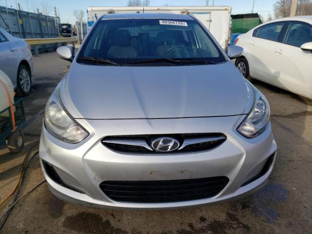 KMHCT5AE4CU024287 - 2012 HYUNDAI ACCENT GLS SILVER photo 5