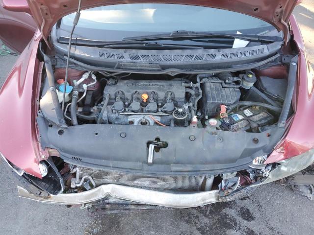 2HGFA1F57AH577560 - 2010 HONDA CIVIC LX MAROON photo 11