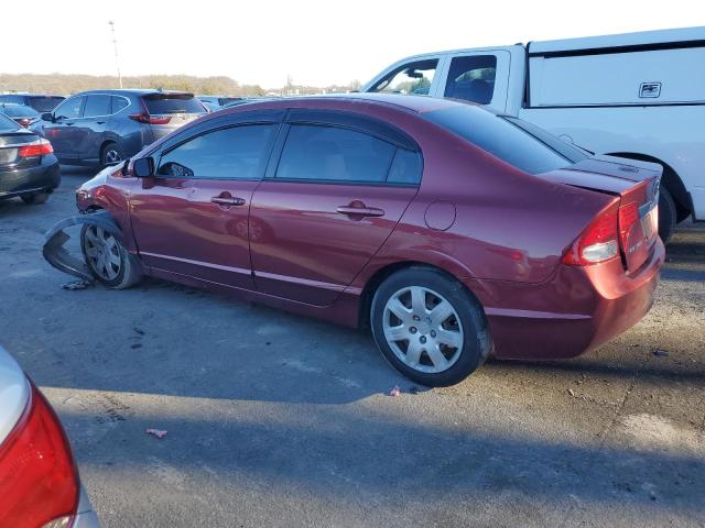 2HGFA1F57AH577560 - 2010 HONDA CIVIC LX MAROON photo 2