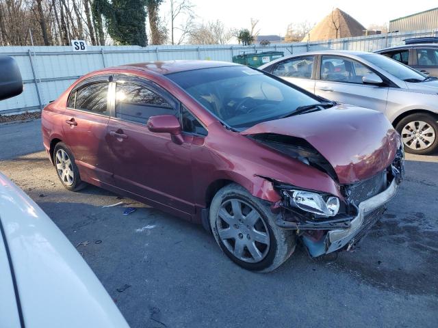 2HGFA1F57AH577560 - 2010 HONDA CIVIC LX MAROON photo 4