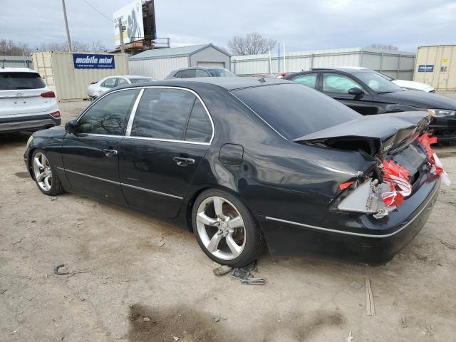 JTHBN36F250175251 - 2005 LEXUS LS 430 BLACK photo 2