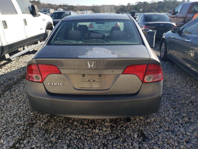 1HGFA16547L059871 - 2007 HONDA CIVIC LX GRAY photo 6