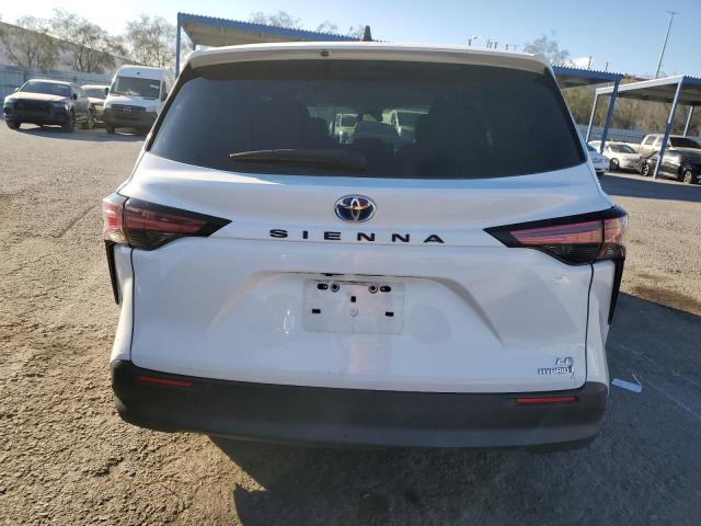 5TDKRKEC3MS019013 - 2021 TOYOTA SIENNA LE WHITE photo 6