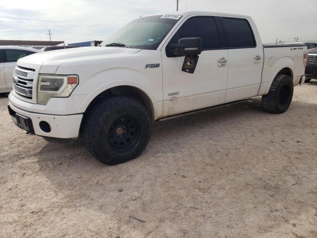 1FTFW1ET6DFB20406 - 2013 FORD F150 SUPERCREW WHITE photo 1