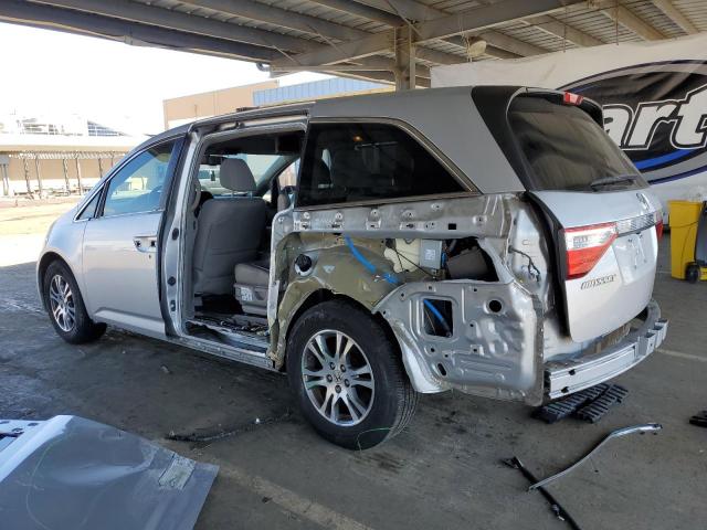 5FNRL5H67DB064676 - 2013 HONDA ODYSSEY EXL ვერცხლისფერი ფოტო 2