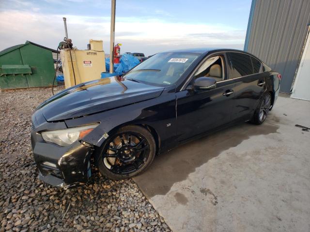 JN1BV7AR0EM698564 - 2014 INFINITI Q50 BASE BLACK photo 1