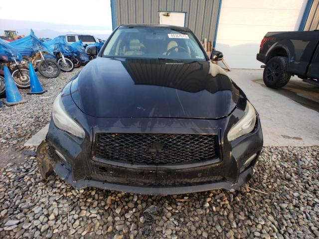 JN1BV7AR0EM698564 - 2014 INFINITI Q50 BASE BLACK photo 5