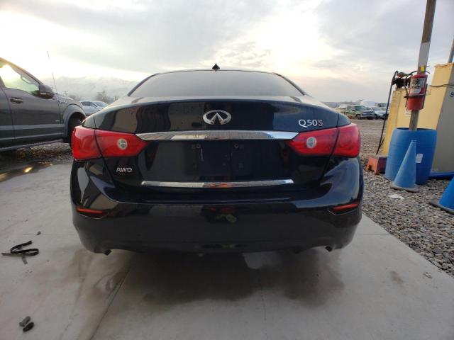 JN1BV7AR0EM698564 - 2014 INFINITI Q50 BASE BLACK photo 6