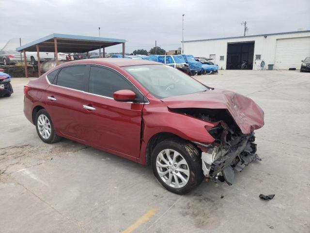 3N1AB7AP6KY263799 - 2019 NISSAN SENTRA S BURGUNDY photo 4