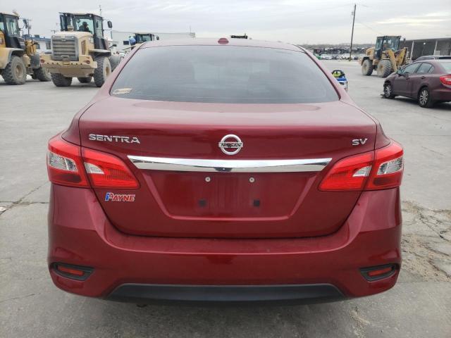 3N1AB7AP6KY263799 - 2019 NISSAN SENTRA S BURGUNDY photo 6