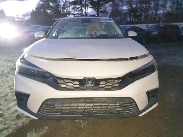 19XFL1H77NE004201 - 2022 HONDA CIVIC EXL WHITE photo 5