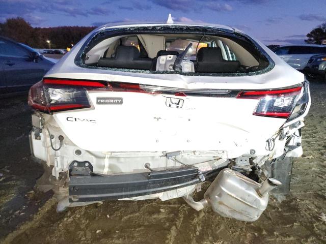 19XFL1H77NE004201 - 2022 HONDA CIVIC EXL WHITE photo 6