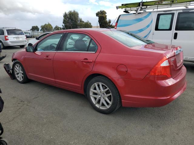 3FAHP0JA8BR246065 - 2011 FORD FUSION SEL RED photo 2