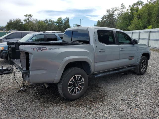 3TMAZ5CN5LM135846 - 2020 TOYOTA TACOMA DOUBLE CAB GRAY photo 3