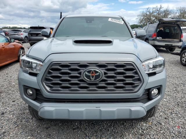 3TMAZ5CN5LM135846 - 2020 TOYOTA TACOMA DOUBLE CAB GRAY photo 5