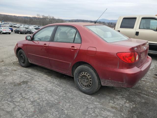 2T1BR32E34C292201 - 2004 TOYOTA COROLLA CE MAROON photo 2