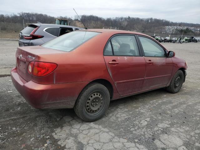 2T1BR32E34C292201 - 2004 TOYOTA COROLLA CE MAROON photo 3