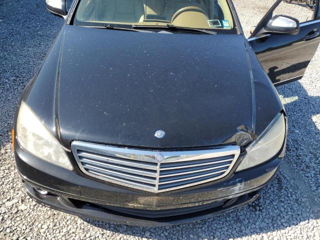 WDDGF81X18F186637 - 2008 MERCEDES-BENZ C 300 4MATIC BLACK photo 11