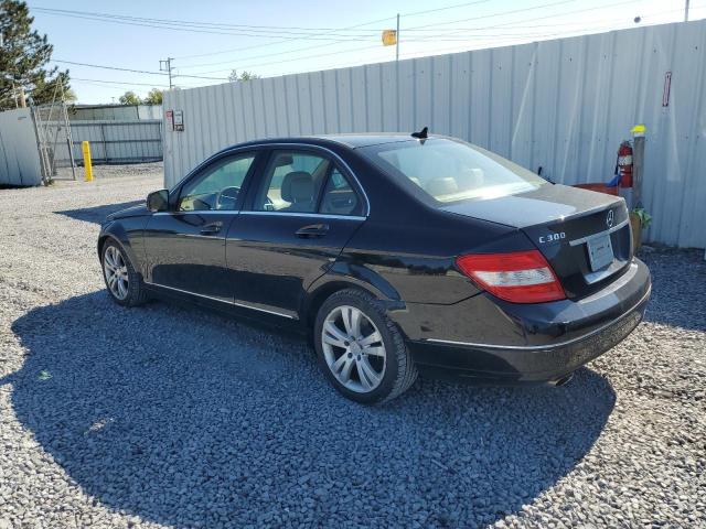 WDDGF81X18F186637 - 2008 MERCEDES-BENZ C 300 4MATIC BLACK photo 2