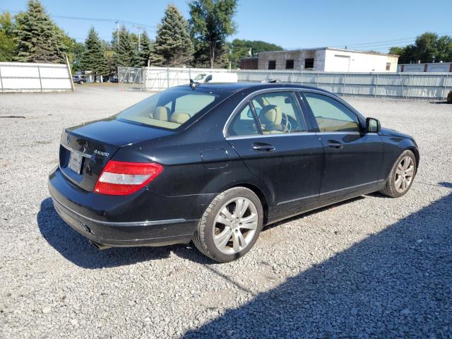 WDDGF81X18F186637 - 2008 MERCEDES-BENZ C 300 4MATIC BLACK photo 3