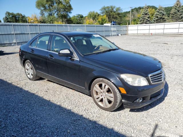 WDDGF81X18F186637 - 2008 MERCEDES-BENZ C 300 4MATIC BLACK photo 4
