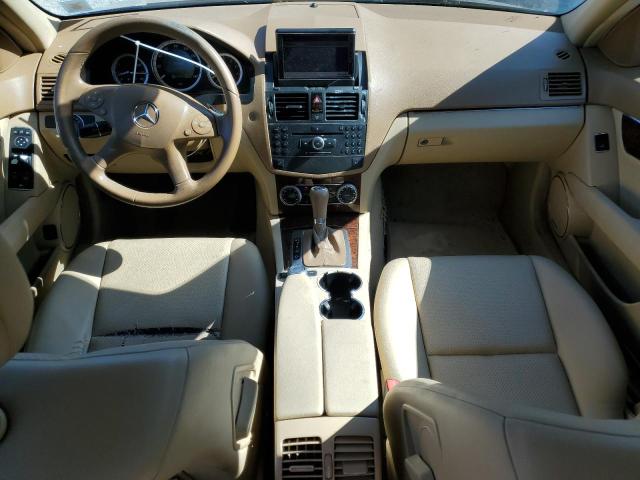 WDDGF81X18F186637 - 2008 MERCEDES-BENZ C 300 4MATIC BLACK photo 8