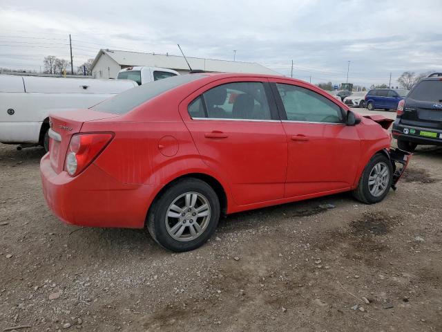 1G1JC5SH4F4163854 - 2015 CHEVROLET SONIC LT RED photo 3