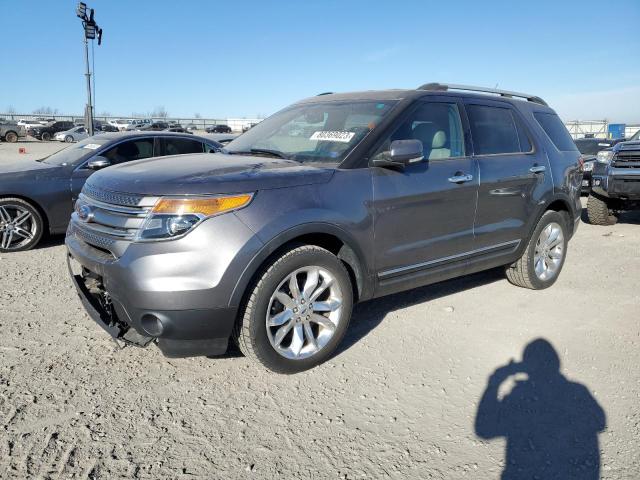 1FM5K8F87DGC79032 - 2013 FORD EXPLORER LIMITED CHARCOAL photo 1