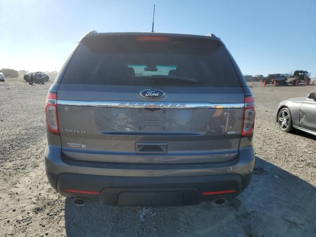 1FM5K8F87DGC79032 - 2013 FORD EXPLORER LIMITED CHARCOAL photo 6