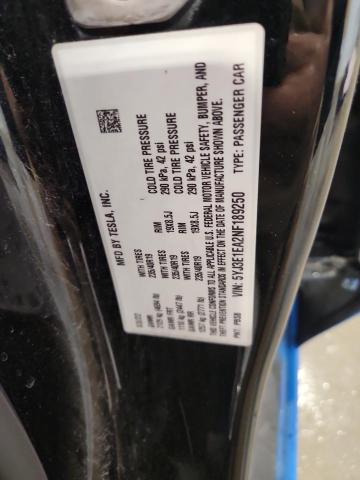 5YJ3E1EA2NF189250 - 2022 TESLA MODEL 3 BLUE photo 12