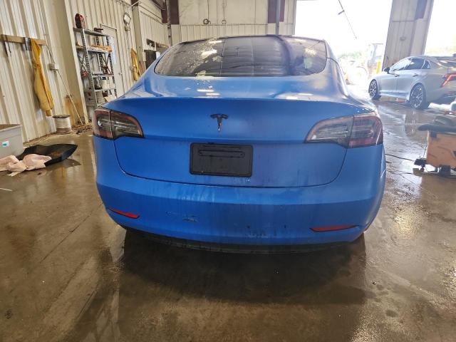 5YJ3E1EA2NF189250 - 2022 TESLA MODEL 3 BLUE photo 6