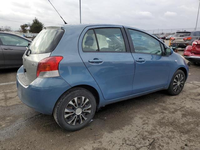 JTDKT903695260417 - 2009 TOYOTA YARIS BLUE photo 3