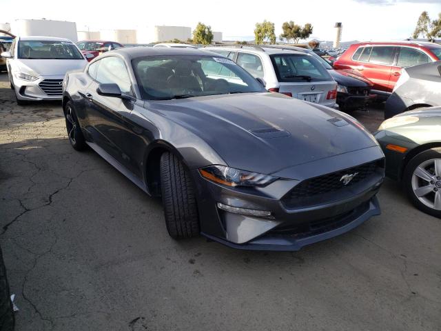 1FA6P8TH4K5158164 - 2019 FORD MUSTANG GRAY photo 4