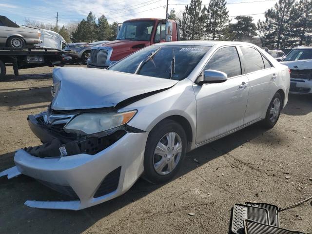 4T4BF1FK0CR174476 - 2012 TOYOTA CAMRY BASE SILVER photo 1
