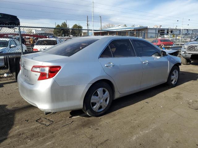 4T4BF1FK0CR174476 - 2012 TOYOTA CAMRY BASE SILVER photo 3