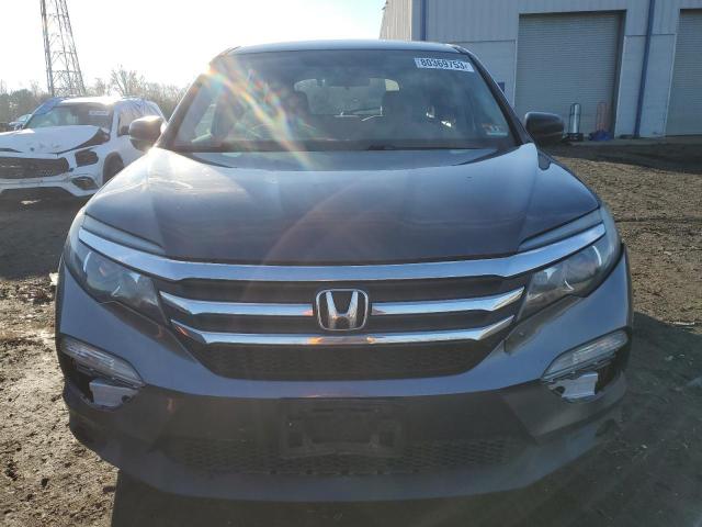 5FNYF6H17HB014086 - 2017 HONDA PILOT LX GRAY photo 5