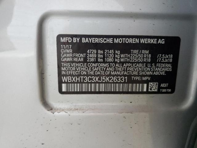 WBXHT3C3XJ5K26331 - 2018 BMW X1 XDRIVE28I SILVER photo 13