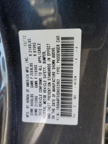 19UUA8F50DA002963 - 2013 ACURA TL TECH GRAY photo 13