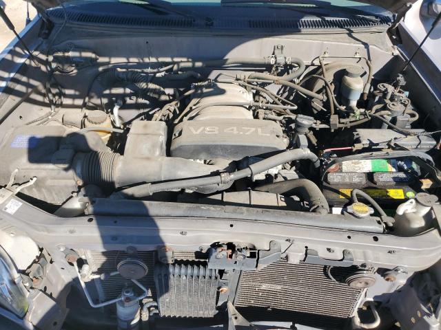 5TBRT3414YS035936 - 2000 TOYOTA TUNDRA ACCESS CAB ნაცრისფერი ფოტო 11