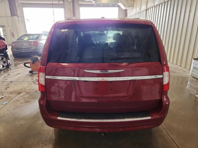 2C4RC1BG6FR664722 - 2015 CHRYSLER TOWN & COU TOURING RED photo 6