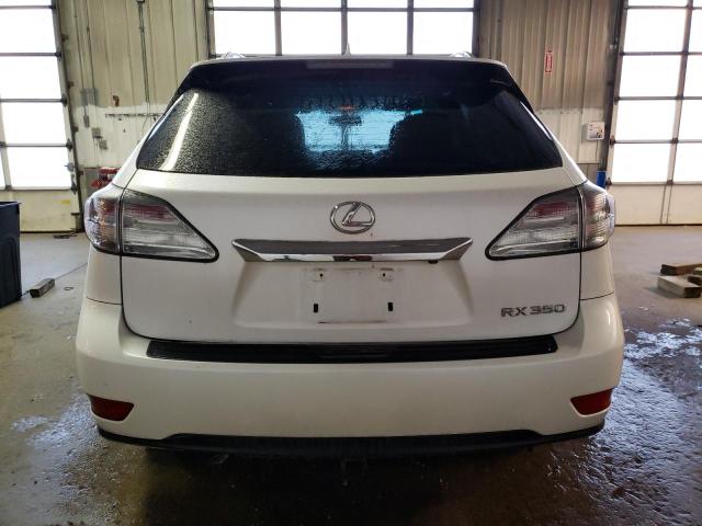 2T2BK1BA4BC088554 - 2011 LEXUS RX 350 WHITE photo 6