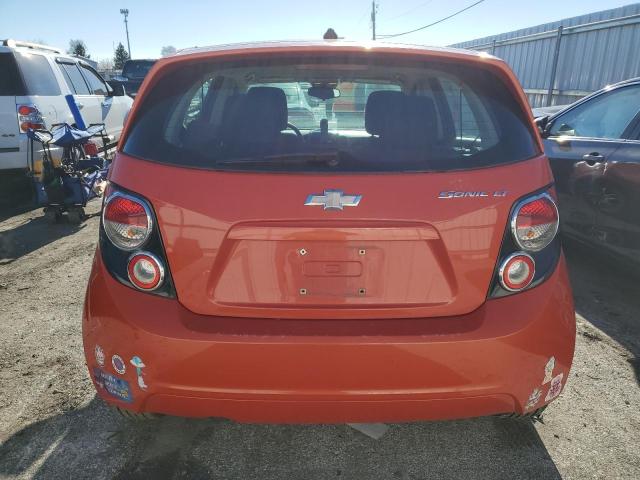 1G1JC6SH0C4230645 - 2012 CHEVROLET SONIC LT ORANGE photo 6