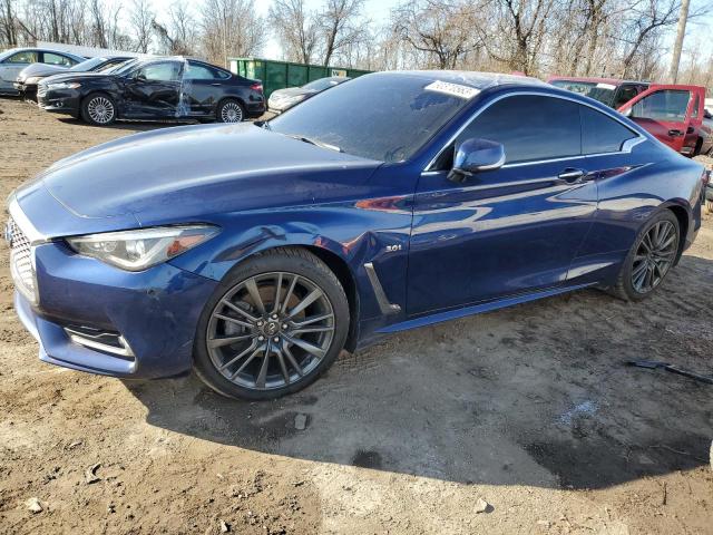 JN1EV7EL1JM392132 - 2018 INFINITI Q60 LUXE 300 BLUE photo 1